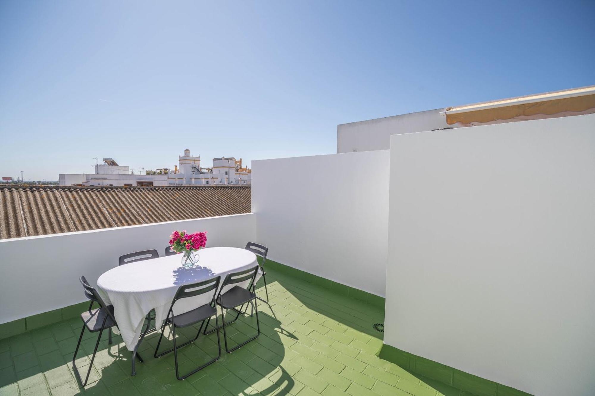 Apartamento El Teatro-atico con terraza El Puerto de Santa María Exterior foto